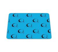 Bonamaison, Tappetino per mouse rettangolare con stampa digitale pop art, base antiscivolo, per ufficio e casa, dimensioni: 22 x 18 cm