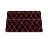 Bonamaison, Tappetino per mouse rettangolare con stampa digitale pop art, base antiscivolo, per ufficio e casa, dimensioni: 22 x 18 cm