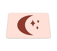 Bonamaison, Tappetino per mouse rettangolare con stampa digitale pop art, base antiscivolo, per ufficio e casa, dimensioni: 22 x 18 cm