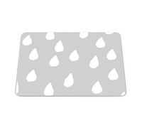 Bonamaison, Tappetino per mouse rettangolare con stampa digitale pop art, base antiscivolo, per ufficio e casa, dimensioni: 22 x 18 cm