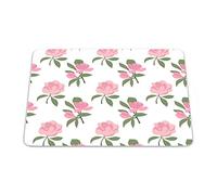 Bonamaison, Tappetino per mouse rettangolare con stampa digitale pop art, base antiscivolo, per ufficio e casa, dimensioni: 22 x 18 cm