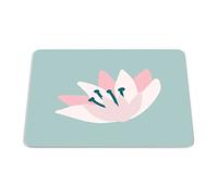 Bonamaison, Tappetino per mouse rettangolare con stampa digitale pop art, base antiscivolo, per ufficio e casa, dimensioni: 22 x 18 cm