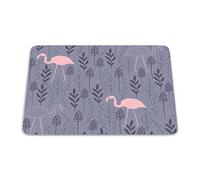 Bonamaison, Tappetino per mouse rettangolare con stampa digitale pop art, base antiscivolo, per ufficio e casa, dimensioni: 22 x 18 cm