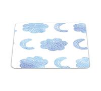 Bonamaison, Tappetino per mouse rettangolare con stampa digitale pop art, base antiscivolo, per ufficio e casa, dimensioni: 22 x 18 cm