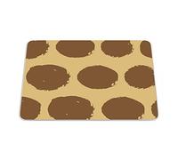 Bonamaison, Tappetino per mouse rettangolare con stampa digitale pop art, base antiscivolo, per ufficio e casa, dimensioni: 22 x 18 cm