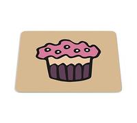 Bonamaison, Tappetino per mouse rettangolare con stampa digitale pop art, base antiscivolo, per ufficio e casa, dimensioni: 22 x 18 cm