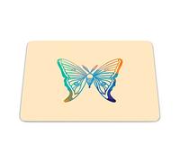 Bonamaison, Tappetino per mouse rettangolare con stampa digitale pop art, base antiscivolo, per ufficio e casa, dimensioni: 22 x 18 cm