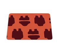 Bonamaison, Tappetino per mouse rettangolare con stampa digitale pop art, base antiscivolo, per ufficio e casa, dimensioni: 22 x 18 cm