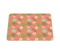 Bonamaison, Tappetino per mouse rettangolare con stampa digitale pop art, base antiscivolo, per ufficio e casa, dimensioni: 22 x 18 cm