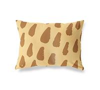 BonaMaison Toni Marroni Fodera per Cuscino Cotone e Copricuscini Federa per Divano Casa Soggiorno Camera da Letto Decorazione Interni ed Esterni, 45x60 Cm - Progettata e Prodotta in Turchia