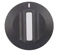 Bonamat Knebel per B20HW, B10HW, B5HW, B20, B40, B10, B5 ø 42 mm simbolo con treccia zero per asse ø 6 x 4,6 mm nero