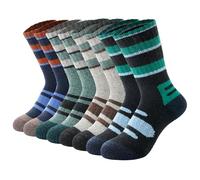 BONANGEL Calzini termici per bambini in lana merino spessa per ragazzi e ragazze, calzini comodi per stivali, calzini invernali, calzini da stivaletti, calzini imbottiti, calzini da passeggio per