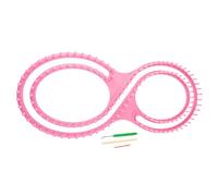 Bonarty 4 Pezzi/Set 8 Forma Telaio A Maglia Set Strumento di Artigianato Kit - Rosa, Come descritto