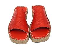 Bonateks Frrbtrlk100033, Cuneo Sandalo Donna, Rosso, 38 EU