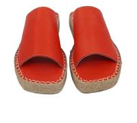 Bonateks Frrbtrlky100231, Sandalo a Cuneo Donna, Rosso, 36 EU