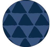 Bonateks, Tappetino per mouse rotondo con stampa digitale, base antiscivolo, per ufficio e casa, diametro: 22 cm