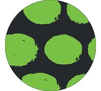 Bonateks, Tappetino per mouse rotondo con stampa digitale, base antiscivolo, per ufficio e casa, diametro: 22 cm