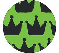 Bonateks, Tappetino per mouse rotondo con stampa digitale, base antiscivolo, per ufficio e casa, diametro: 22 cm