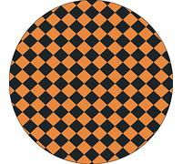 Bonateks, Tappetino per mouse rotondo con stampa digitale, base antiscivolo, per ufficio e casa, diametro: 22 cm