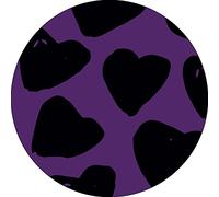 Bonateks, Tappetino per mouse rotondo con stampa digitale, base antiscivolo, per ufficio e casa, diametro: 22 cm