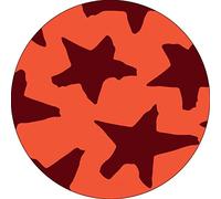 Bonateks, Tappetino per mouse rotondo con stampa digitale, base antiscivolo, per ufficio e casa, diametro: 22 cm