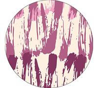 Bonateks, Tappetino per mouse rotondo con stampa digitale, base antiscivolo, per ufficio e casa, diametro: 22 cm