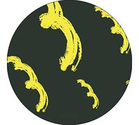 Bonateks, Tappetino per mouse rotondo con stampa digitale, base antiscivolo, per ufficio e casa, diametro: 22 cm