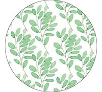 Bonateks, Tappetino per mouse rotondo con stampa digitale, base antiscivolo, per ufficio e casa, diametro: 22 cm