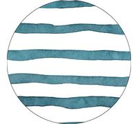 Bonateks, Tappetino per mouse rotondo con stampa digitale, base antiscivolo, per ufficio e casa, diametro: 22 cm