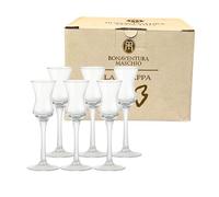 Bonaventura Maschio La Grappa 903 - Bicchieri Grappa Originali La Grappa 903 - Bicchieri Amaro - Bicchierini Liquore in Vetro - 6 Pezzi