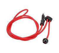 Bonbela 120 Cm Kayak Paddle Leash Ad Alta Resistenza in Canoa Gancio di Pesca a Paletta Corda per Il Surfing (Rosso)