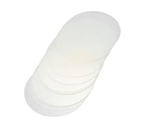 Bonbela 200 Fogli di Badge Pvc Chiaro Pellicola Protettiva per Badge Pulsante Mylar Cerchi Fai -da -te Artigianato con Design Trasparente per Pulsanti a Pin Magneti Frigorifero (50 mm)