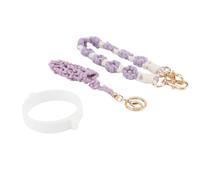 Bonbela 3 Set di Margherite a Fiore Bottiglia a Mano Cintura a Mano a Vagare per la Corda di Veglia 16-40 Once e Bottiglie Rosse Larghe (Viola)