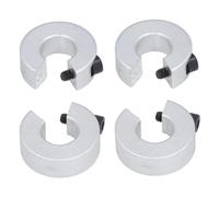 Bonbela 4 Pezzi Collari di Arresto per Guida Lineare, Morsetto in Lega di Alluminio Sugli Anelli di Fissaggio del Limite Dell'albero ID 16 Mm Diametro Esterno 35 Mm Spessore 10, con