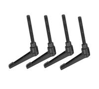 Bonbela 4PCS Manopole per Macchine in Metallo Maniglia di Fissaggio Regolabile M6 Filettatura Maschio Filettatura Maschio Maniglia Regolabile (Lunghezza della vite 25 mm)