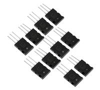 Bonbela 5 Paia di Transistor Audio Neri Ad Alte Prestazioni 2SC5200