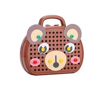Bonbela Bohrerbau Engineering Building Blocks Game Strumento di riparazione educativo driver giocattolo giocattolo a forma di orso