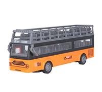 Bonbela Bus di Controllo Remoto 4 Apertura Porte Accelerazione RC Doppia | Materiale ABS, Parte Anteriore Anticollisione, Scala 1:18, età 3+, Svolta Avanti/indietro/sinistra/destra, 4
