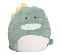 Bonbela Caldo cuscino di peluche - Giocattolo di peluche caldo a forma di dinosauro vivace dolce morbido cuscino caldo giocattolo di peluche per