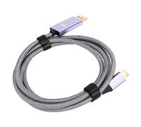 Bonbela Cavo da tipo C a DP HD a DisplayPort-1.4, monitor del telefono portatile con lo stesso schermo, linea DP a Type-C (2 m/6,56 ft)