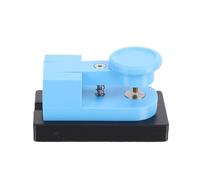Bonbela Chiave Mini Codice Morse Chiave Telegrafica Portatile CW per | Custodia in ABS Stampato in 3D, Base Antiscivolo, Cavo Audio da 3,5 Mm, Vite a Molla per la Regolazione della Tensione, Uso