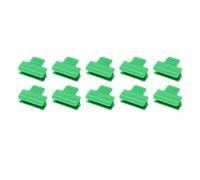 Bonbela Clamp/Holder a Cornici Serra 100 Pezzi Calcini da Giardino Manette in Plastica Multi -risurrezione Film Shadow Network Clips per Serra (11 mm)