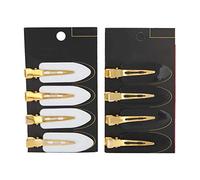 Bonbela Clips Bianco 12 × 7 × 2 8pcs Clamp/Holder per Capelli a Forma di Foglia di Capelli Scivolamento per per in Stile Accessorio per