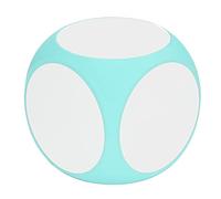 Bonbela Dadi in Bianco Fai-da-te Dadi Cancellabili Scrivibili per Bambini Strumento Didattico in Aula con Colori Vivaci Accessorio per L'apprendimento della Matematica Cubica da 10 Cm (Verde)