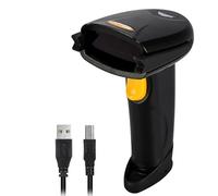 Bonbela Datalogic QuickScan Print Qr 21x11x9 Scanner di Codici a Barre Cablato Wireless USB 3.0 da 4,0 Amp, Barra di Inventario Portatile Re