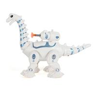 Bonbela Dinosauro Dinosauro Giocattolo Figura di Giocattolo per Bambini Simulazione Meccanico Elettronico Modello Ambulante con Suono Leggero Presente (Drago Meccanico)