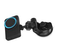 Bonbela Dispositivo di Allarme di Affaticamento con Rilevamento della | Plastica ABS, Funziona con Veicoli DC 12V, Alimentazione USB, Allarme Vocale in Tempo Reale per Guida Distratta, Staffa di