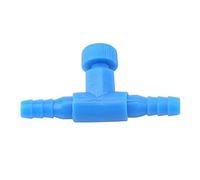 Bonbela Flusso della Valvola di Controllo del Flusso D'aria7 × 6 × 2 10pcs Acquario di Plastica Pesce a 3 Vie Controllo della Pompa