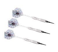 Bonbela Freccette Bersaglio, Set di Freccette dal Design Moderno con Punta in Acciaio da 3,5 Cm e 3 Pezzi con Canne Placcate in Argento per Volo Coerente e Presa Migliorata, Ottimi Accessori per