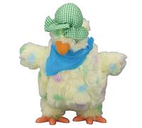 Bonbela Giocattolo Elettrico del Pollo delle Uova di Peluche con il Suono, Musica, Danza, Materiale Morbido, per i Bambini (30cm)